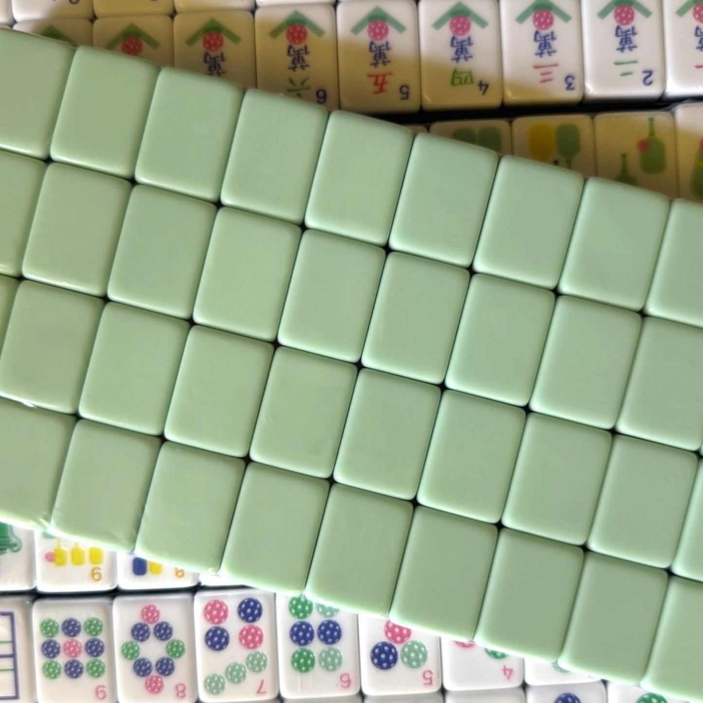 American Pickleball Mahjong Set | sage green