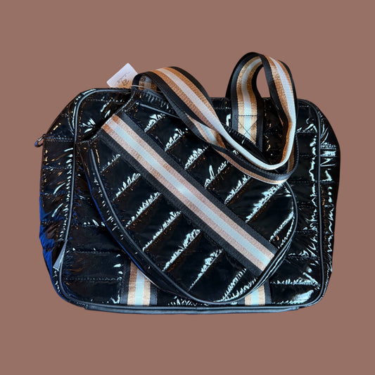 SUPER SALE!  "The OG" Pickleball Puffer Tote | Shiny Black