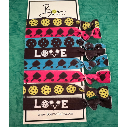 Pickleball Hair Ties | multi color