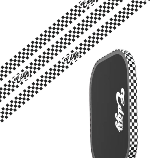 Edge Tape | black + white checkers