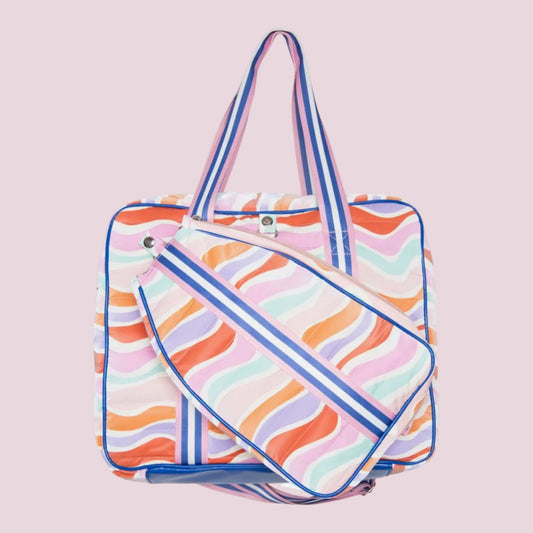 Pickleball Bag | retro wave colors