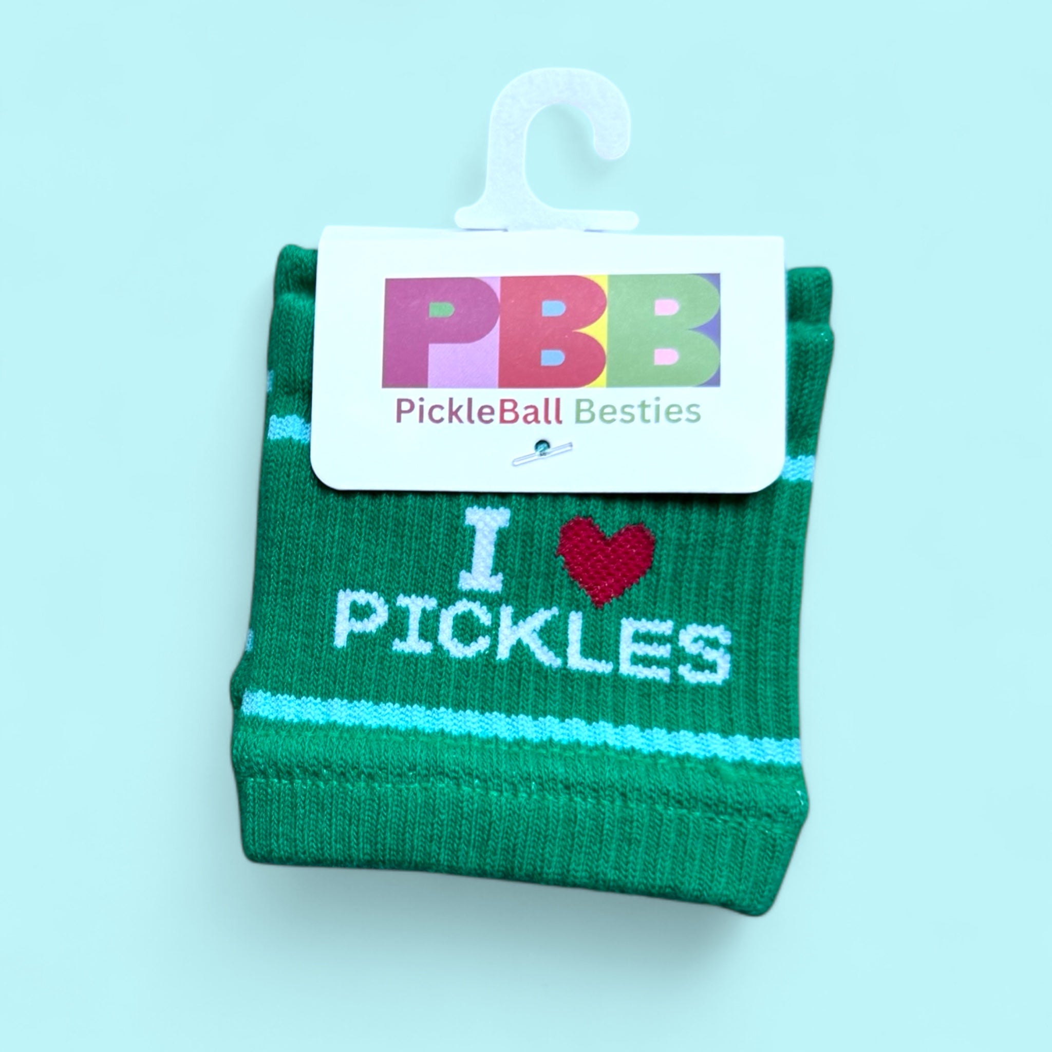 I ❤️ PICKLES Sweatbands | green – Pickleball Besties