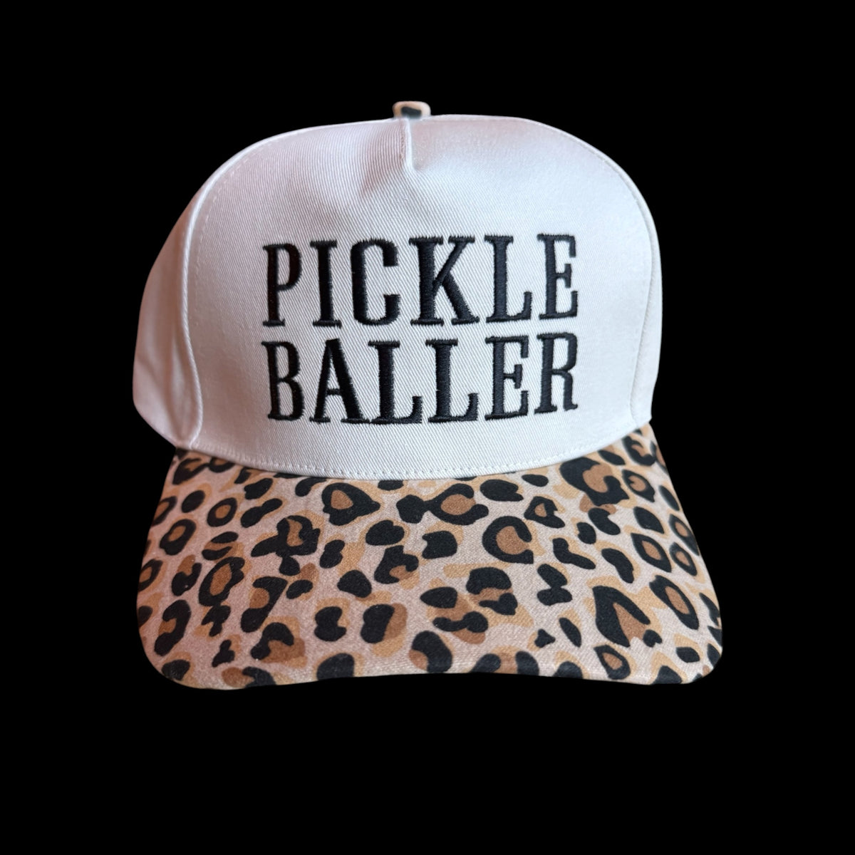 Pickleballer Snapback Hat | Animal print | Leopard