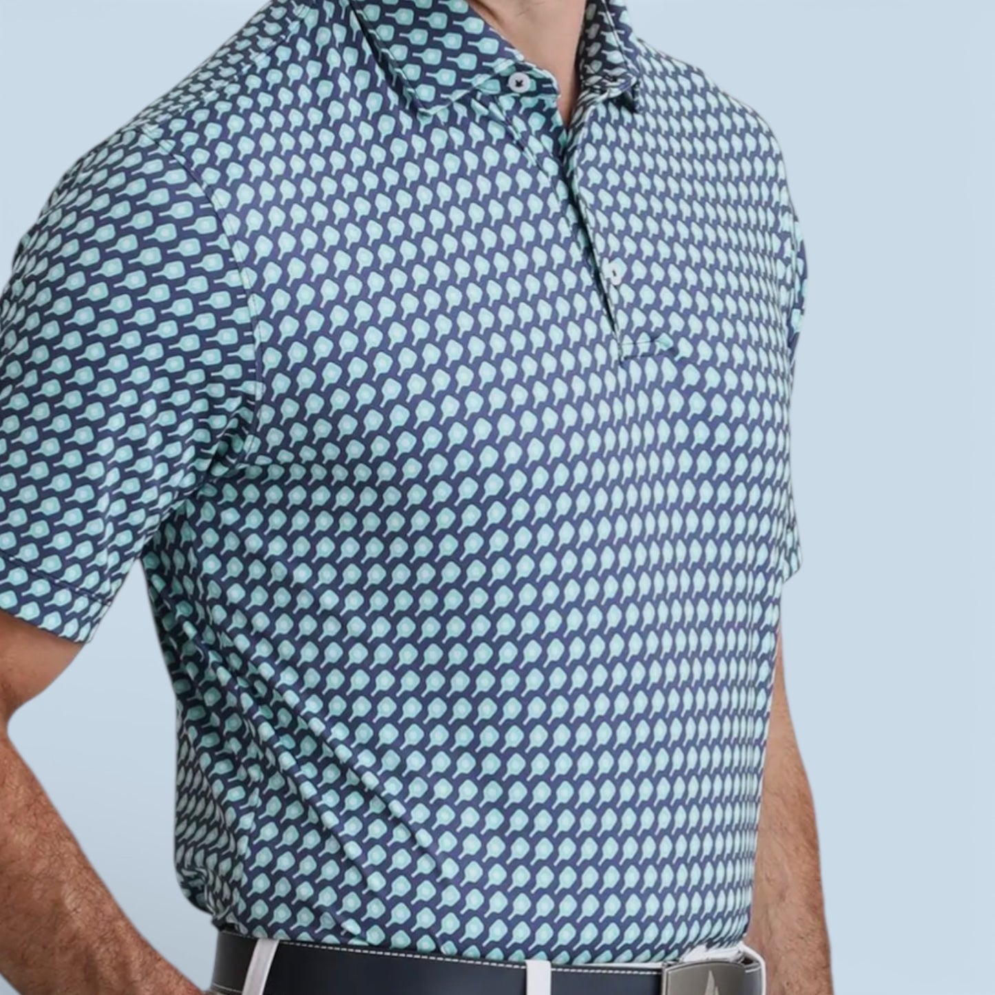 Men's Pickleball Polo | blue