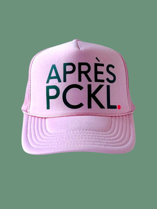 Après Pckl High Profile Pickleball Trucker Hat | Light Pink