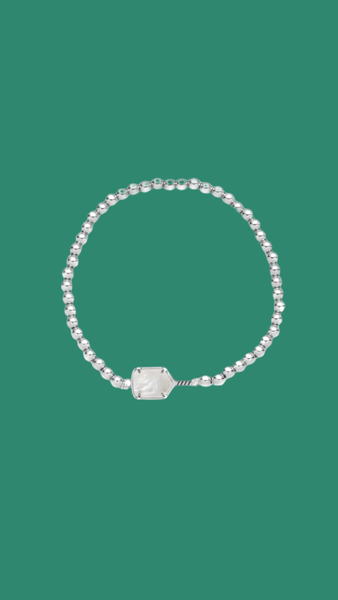 SUPER SALE! Pickleball Paddle Bangle Bracelet | Silver