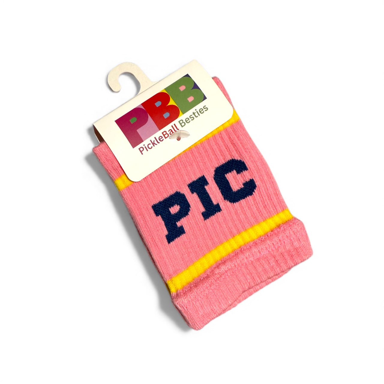 PICKLE Wristbands | pink + navy + yellow