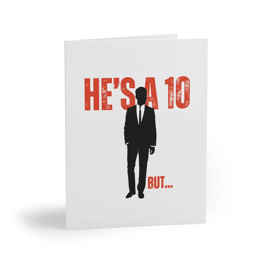 Pickleball Greeting Card | HE'S A 10 BUT HIS DUPR IS A 2.5