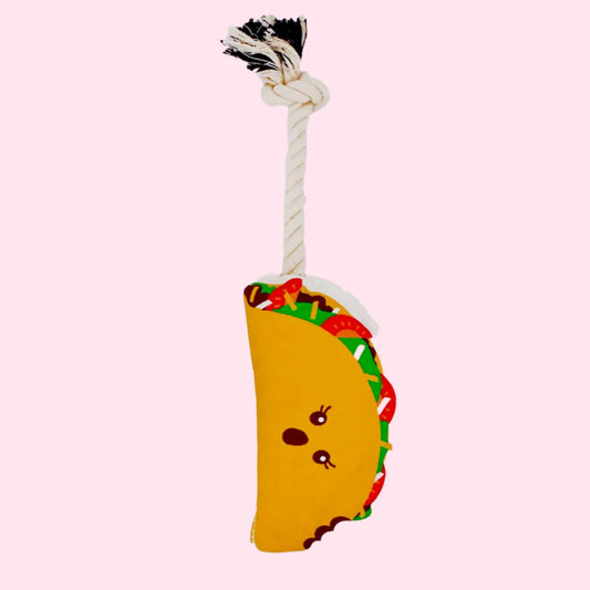 SUPER SALE!  Dog Toy - Let's Taco 'bout pickleball