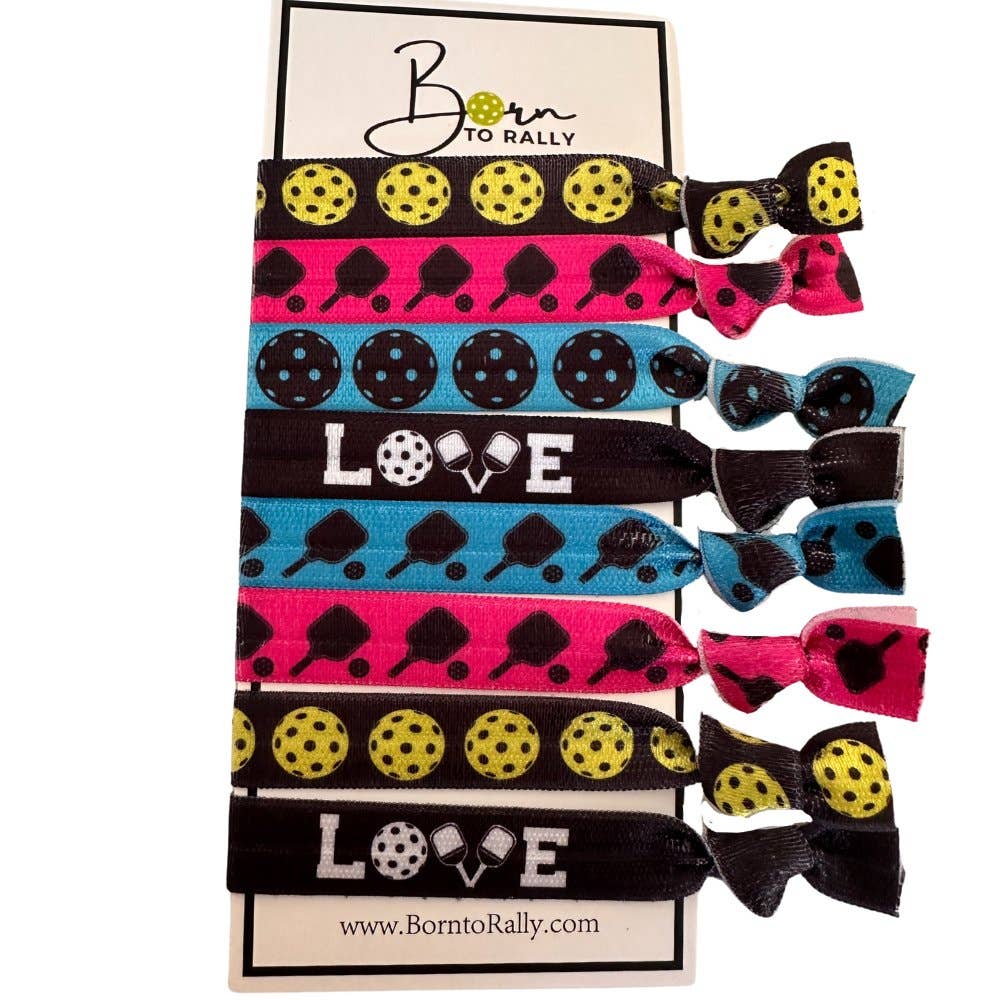 Pickleball Hair Ties | multi color