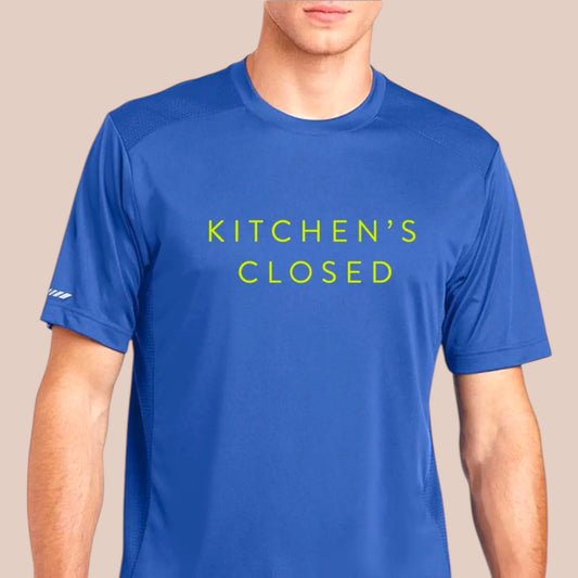 Men's Kitchen's Closed Lux Performance Shirt | Royal Blue