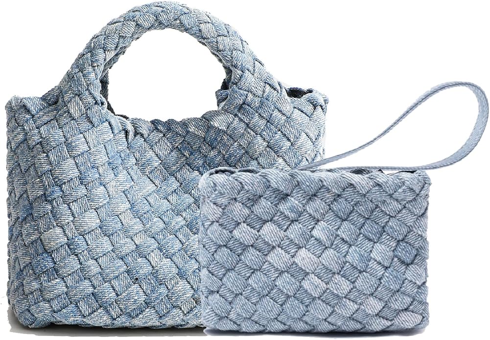 Mini Denim Tote | Crossbody | Coin purse