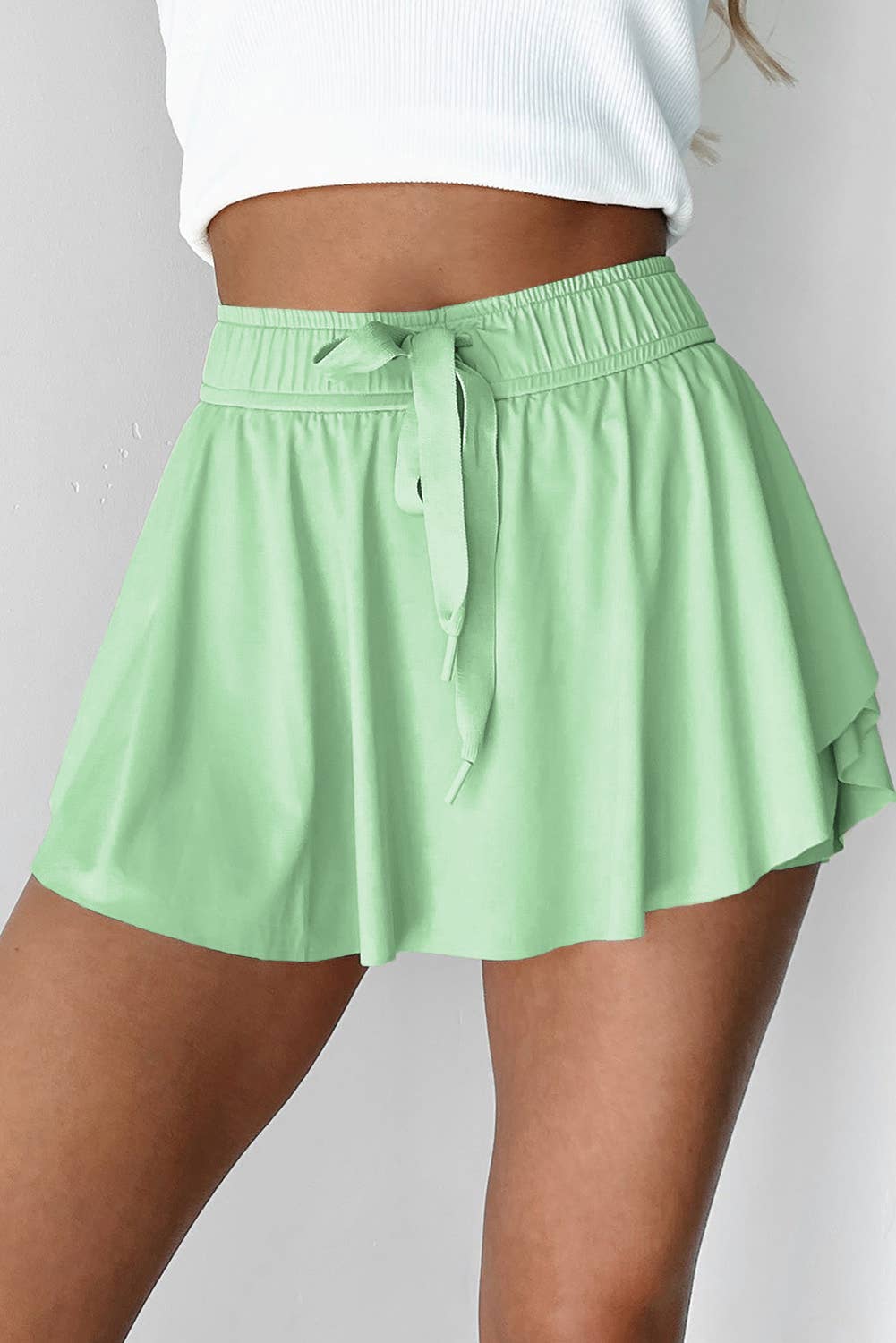Flare Skort | lime