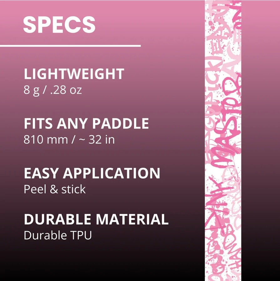 Edge Tape | pink graffiti