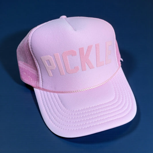 PICKLE Trucker Hat | light pink