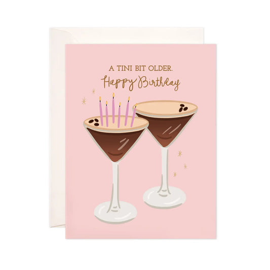 Birthday Card | a tini bit older
