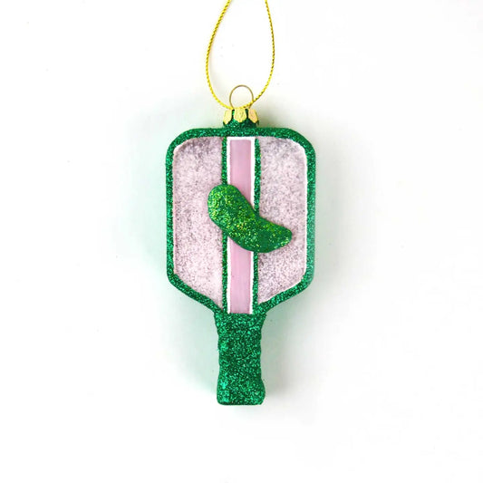 COMING SOON! 3"Glass Pickleballer Ornament