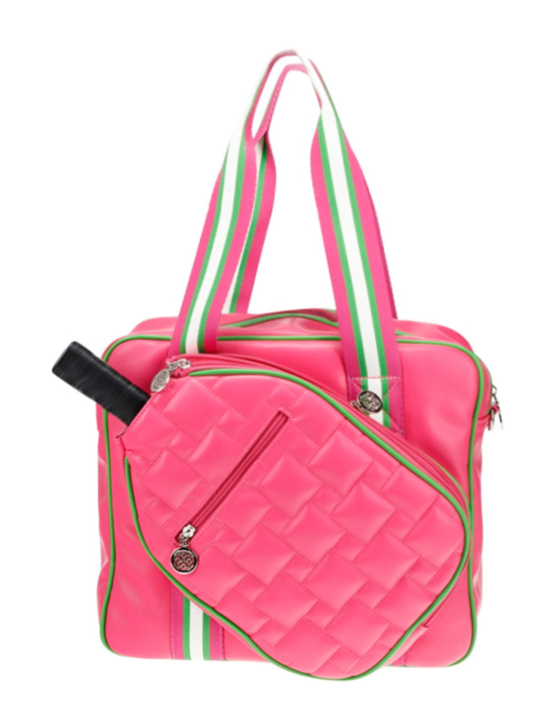 IN STORE ONLY! Pink Pickleball Bag with Crossbody Strap + Paddle Storage