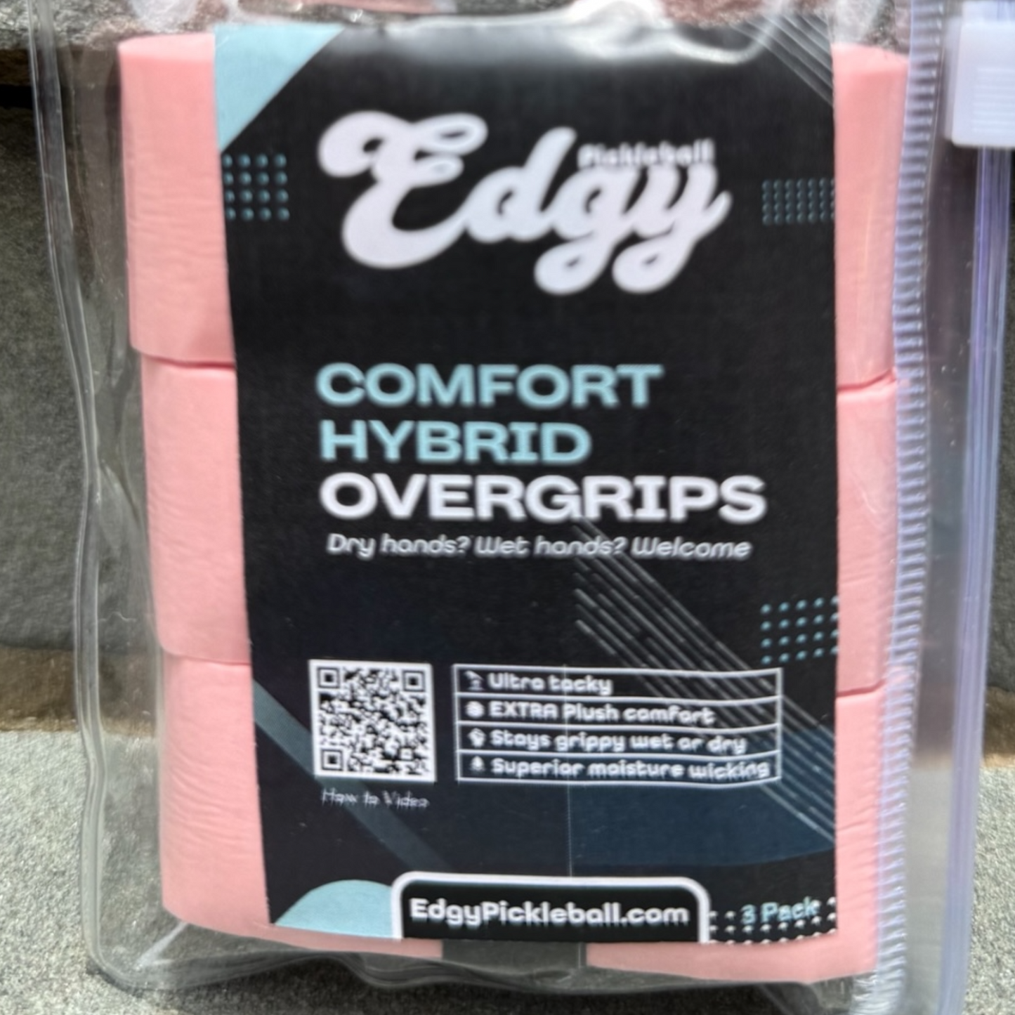 Hybrid Overgrip | 3 Pack | Blush Pink