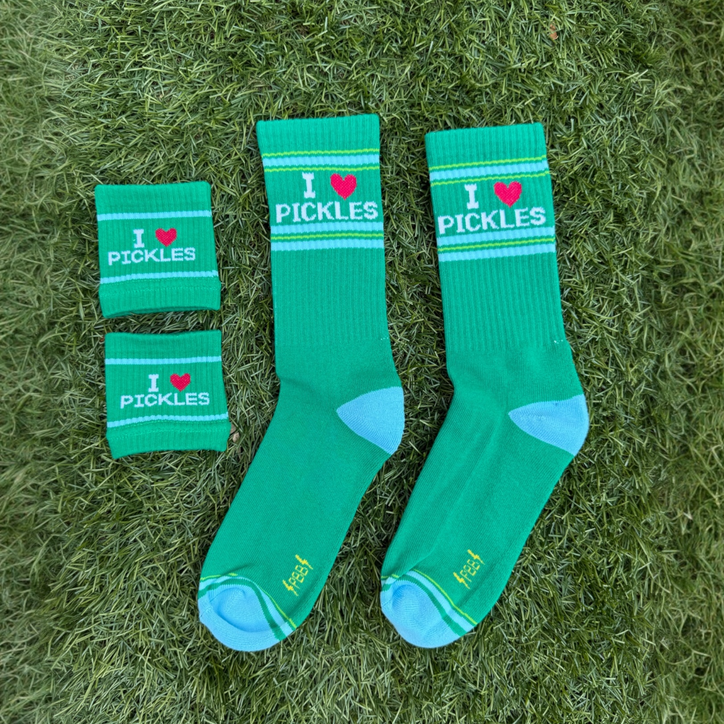 I ❤️ PICKLES BUNDLE | wristbands + socks