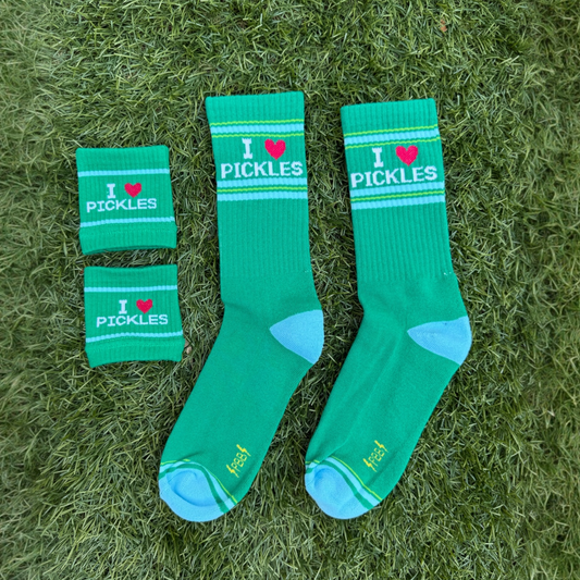 I ❤️ PICKLES BUNDLE | wristbands + socks