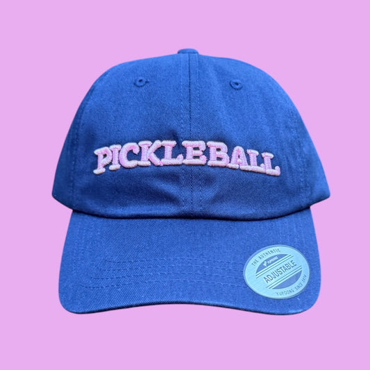 Embroidered "dad" Hat | navy + pink