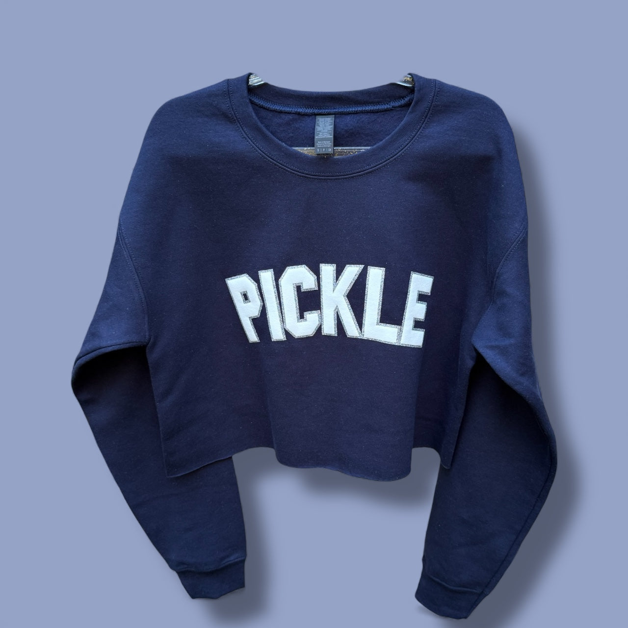 PICKLE Cropped Sweatshirt | navy