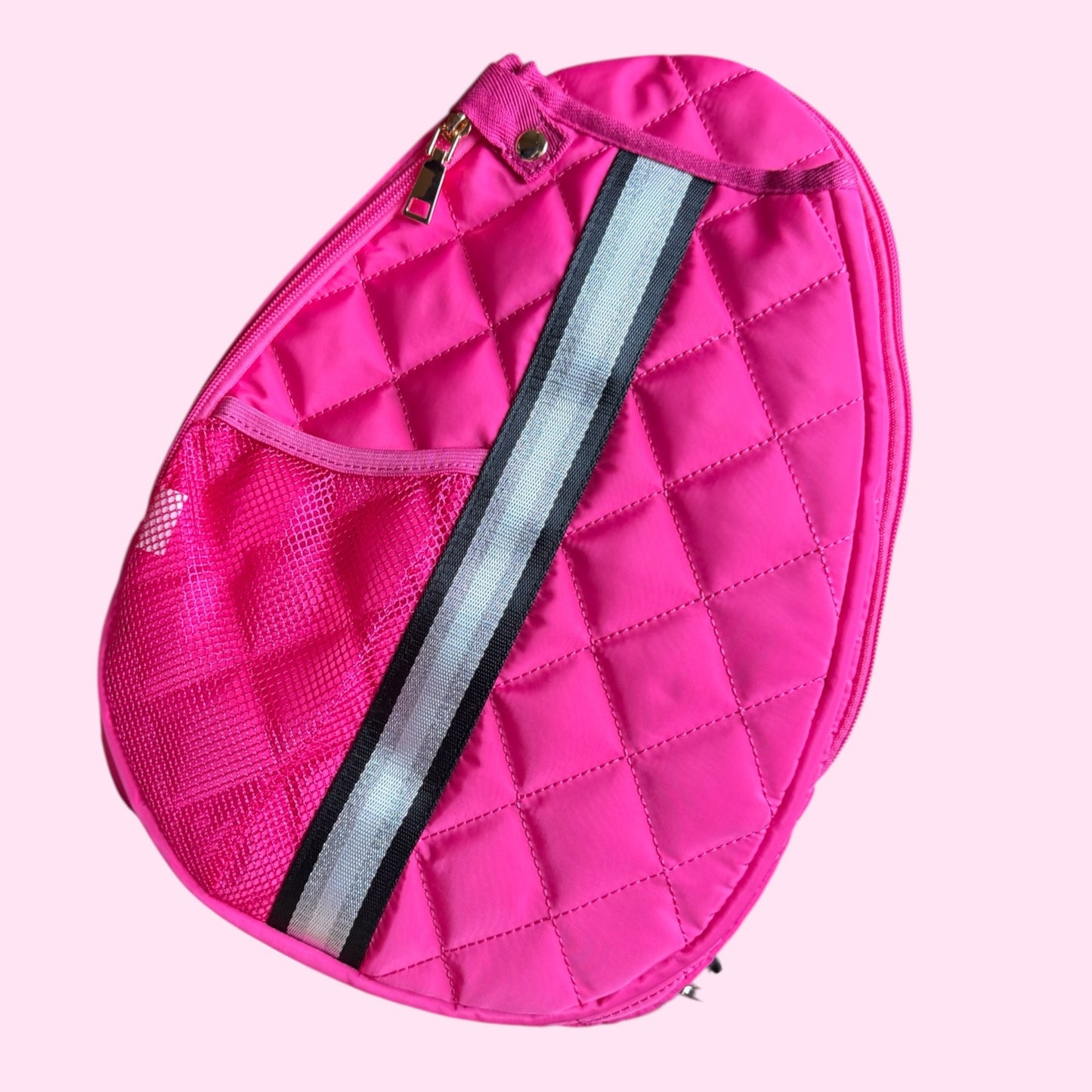 SUPER SALE! Puffer Sling Bag | Matte Hot Pink