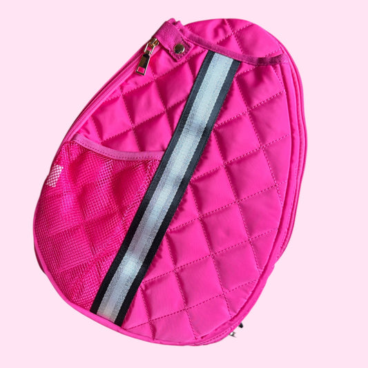 SUPER SALE! Puffer Sling Bag | Matte Hot Pink