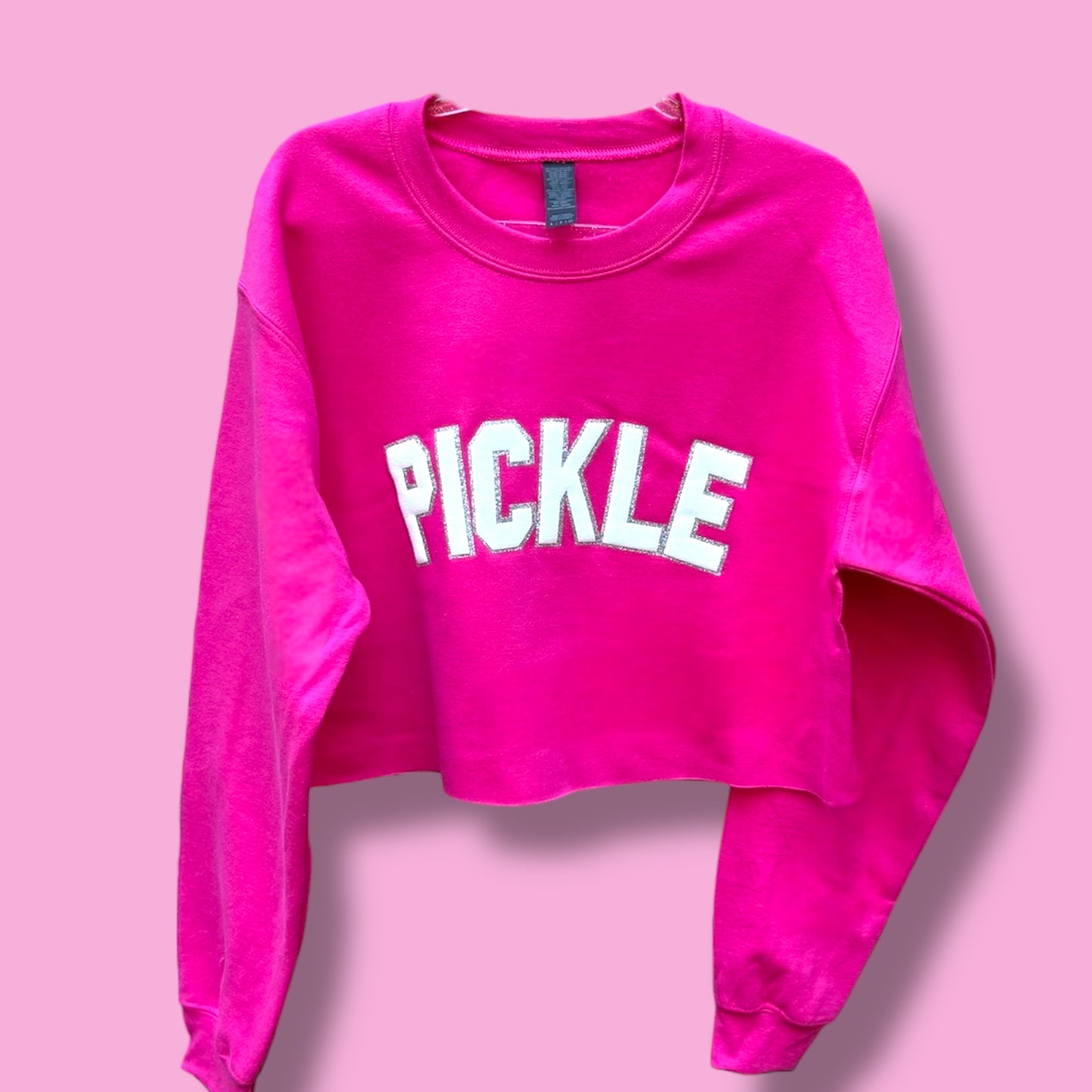 Cropped Sweatshirt | hot pink