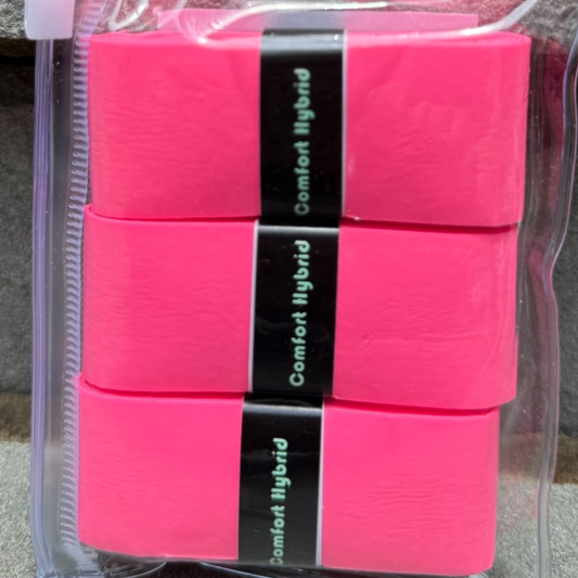Hybrid Overgrip | 3 Pack | Hot Pink