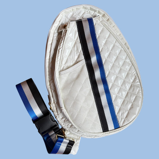SUPER SALE! Puffer Sling Bag | Shiny White