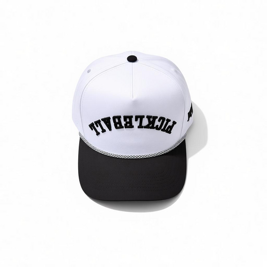 PICKLEBALL Upside Down Hat | white + black