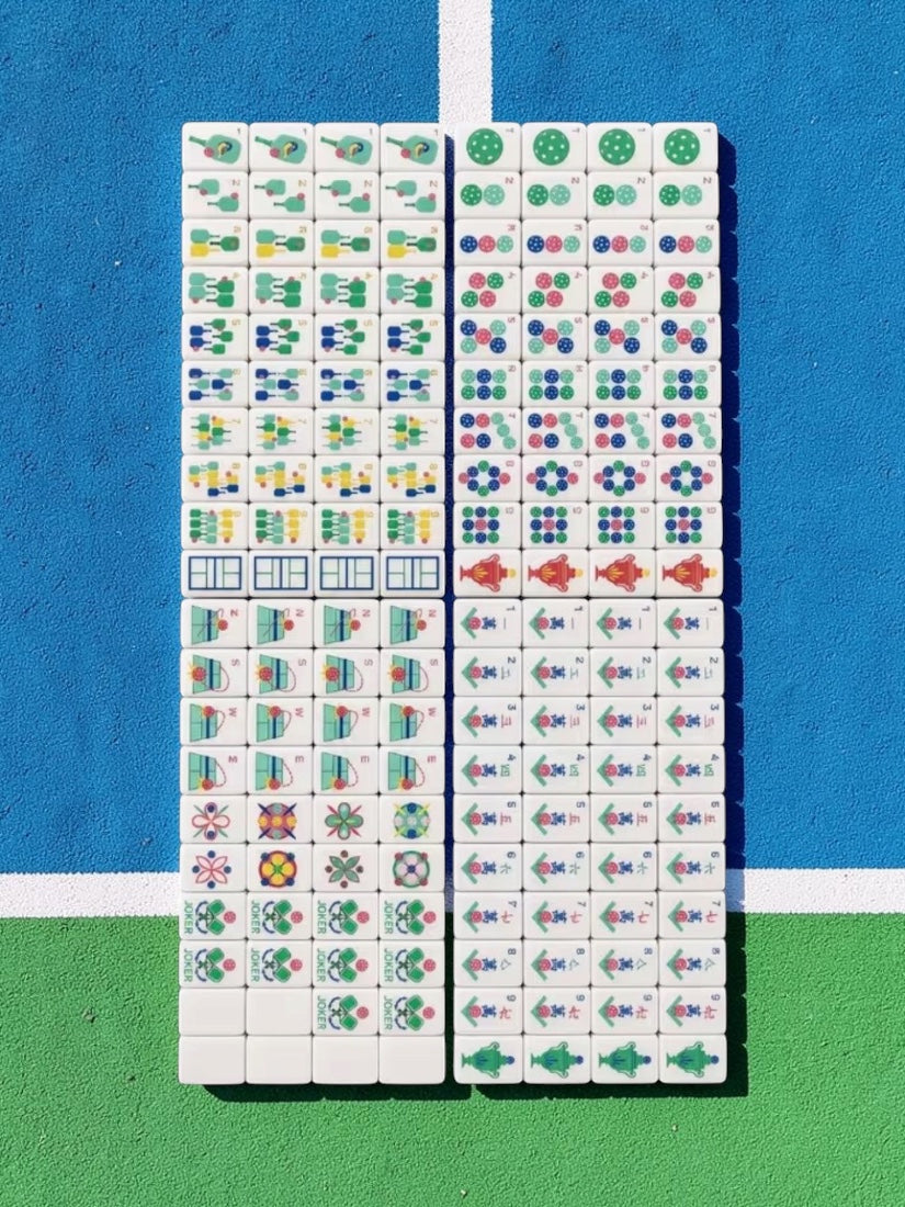 American Mahjong Pickleball Set | sage green