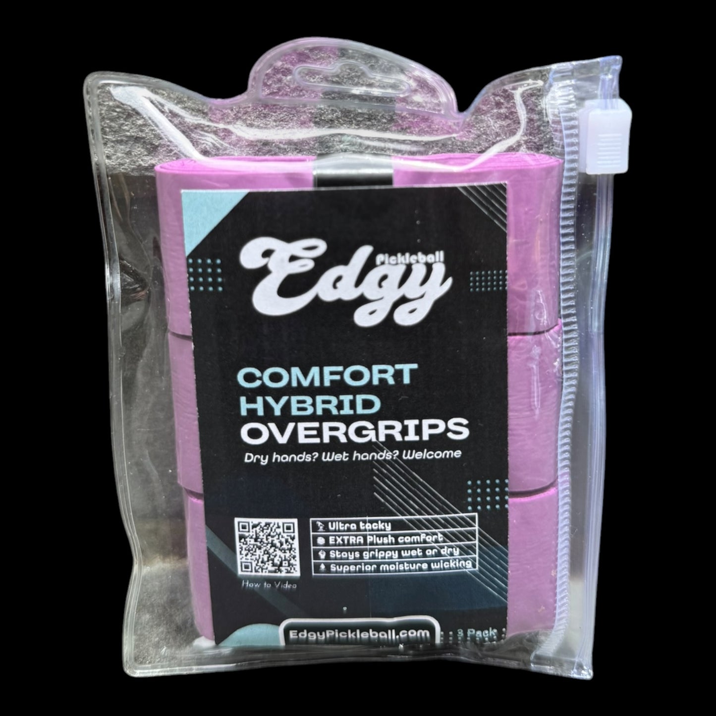 Hybrid Overgrip | 3 Pack | Orchid Purple