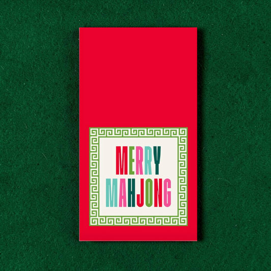 Holiday Guest Napkins | Merry Mahjong