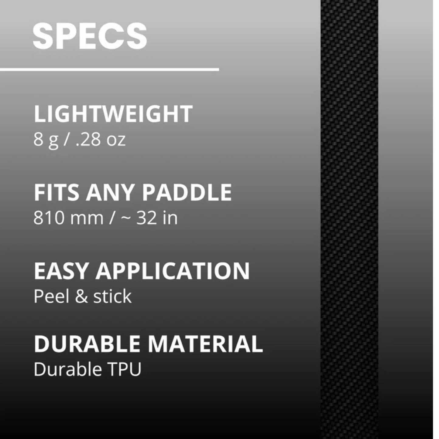 Edge Tape | Carbon Fiber Lite