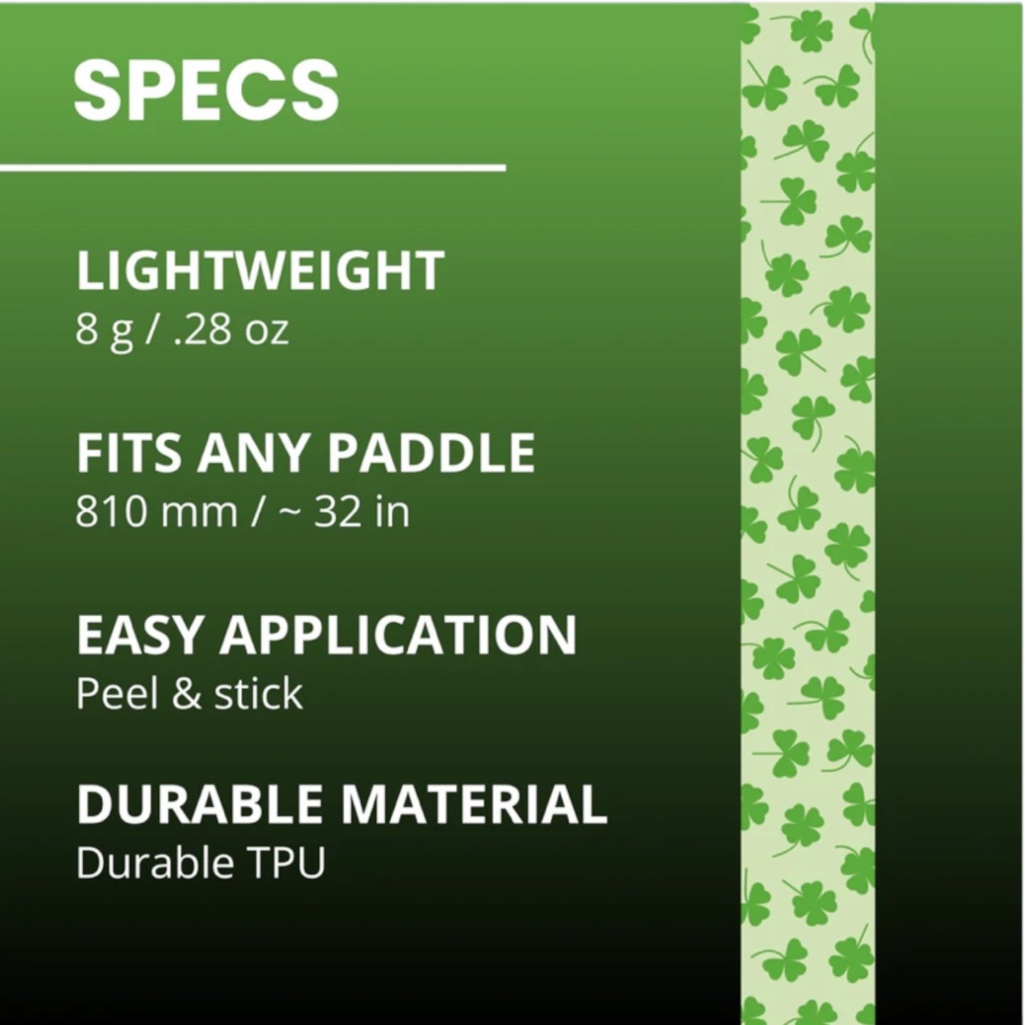 Edge Tape | lucky clovers