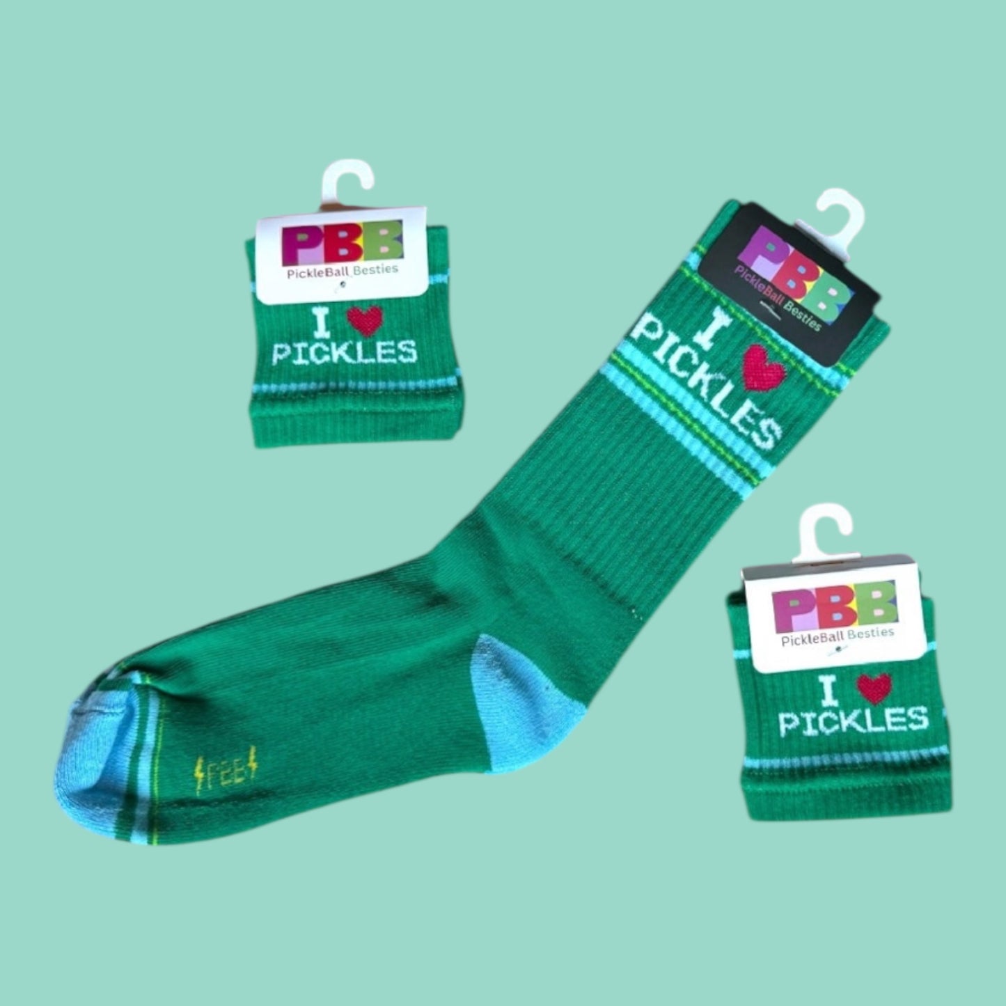 I ❤️ PICKLES BUNDLE | wristbands + socks