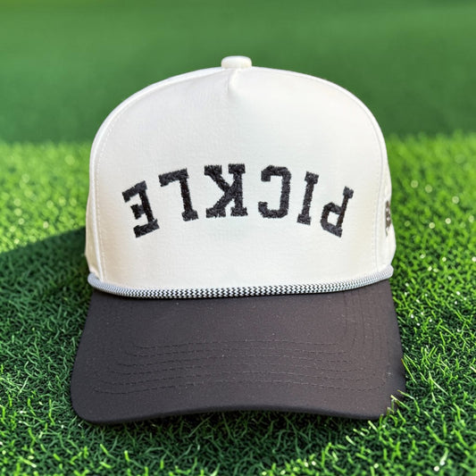 PICKLE Performance Hat | Black + Beige