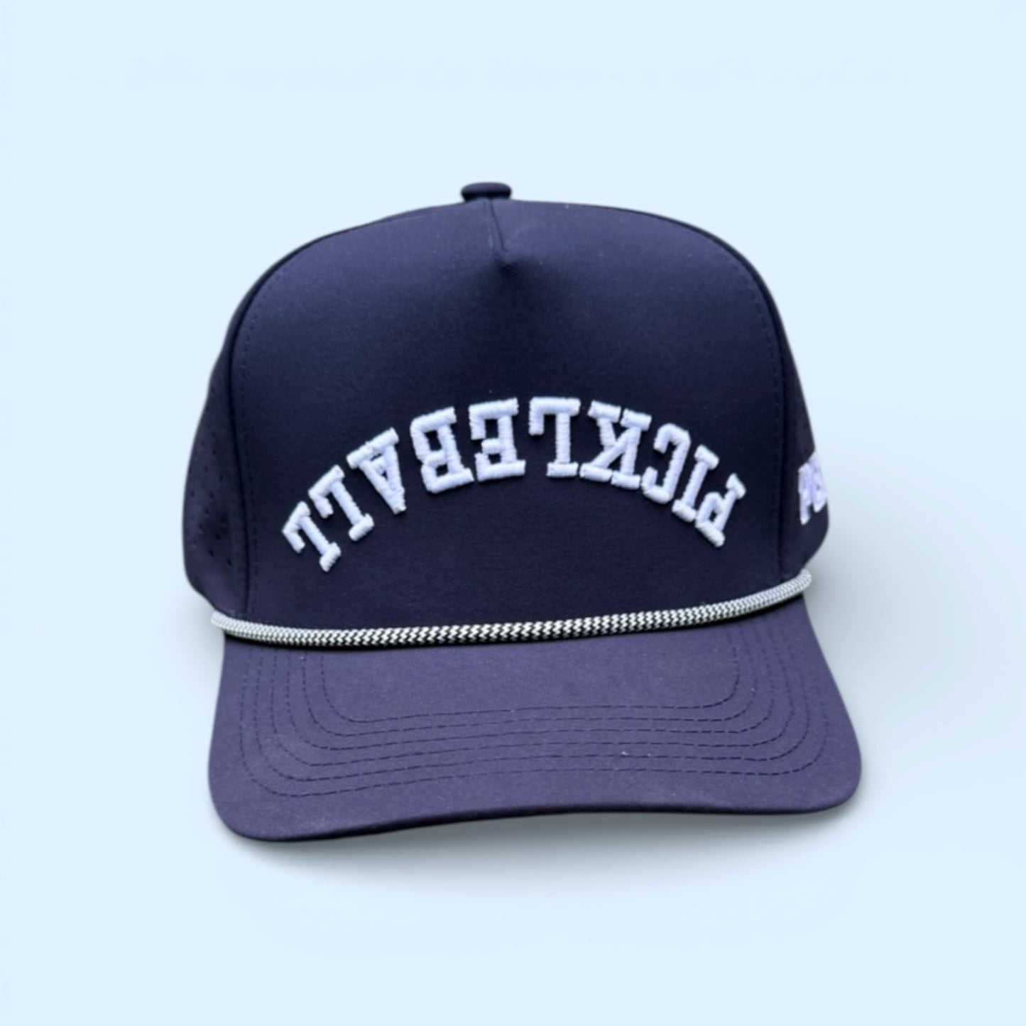 PICKLEBALL Upside Down Hat | navy blue + white