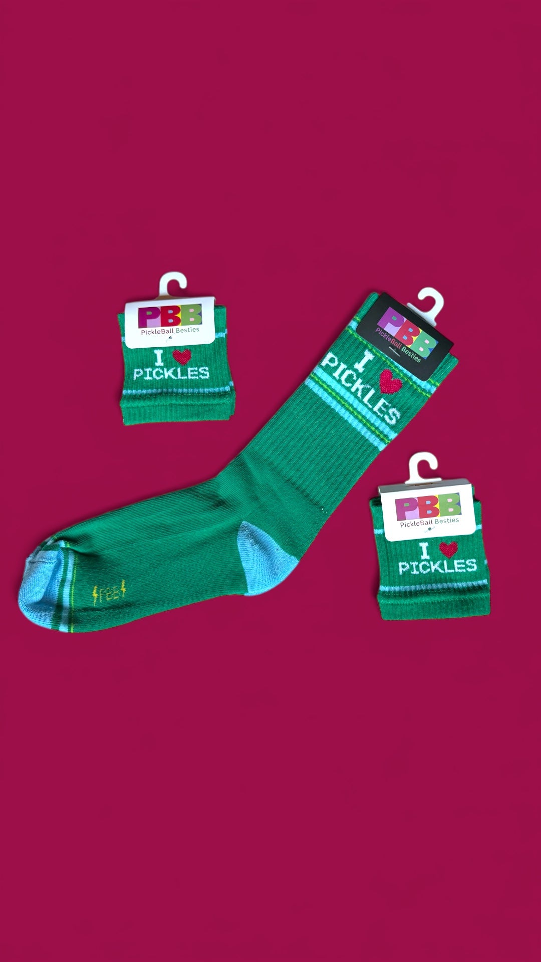 I ❤️ PICKLES Wristbands | Sweatbands