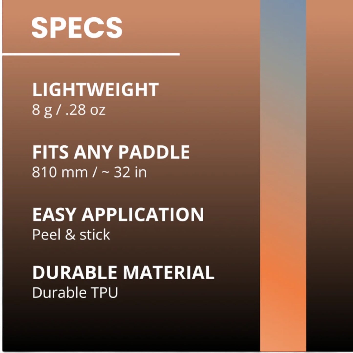 Edge Tape | Gradient Orange to Purple