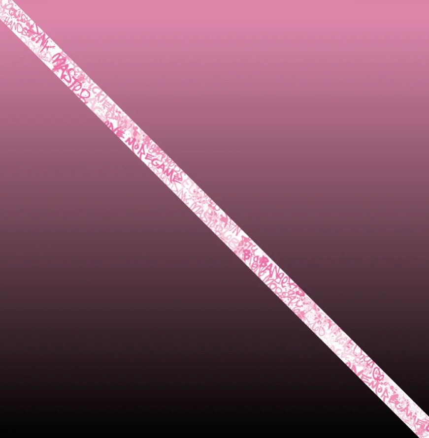 Edge Tape | pink graffiti