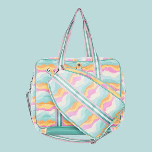 Pickleball Bag | neon abstract colors