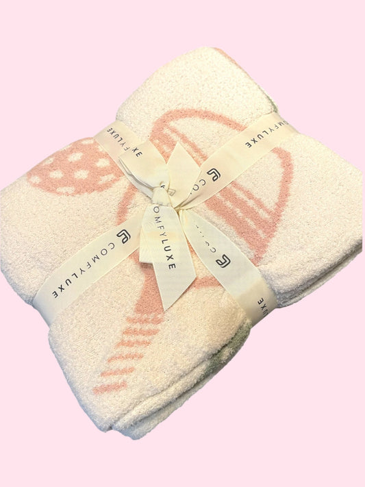 Pickleball Printed Cozy Soft Throw Blanket