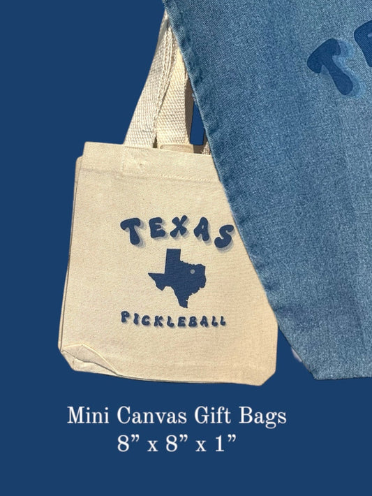 Canvas TEXAS PICKLEBALL mini TOTE