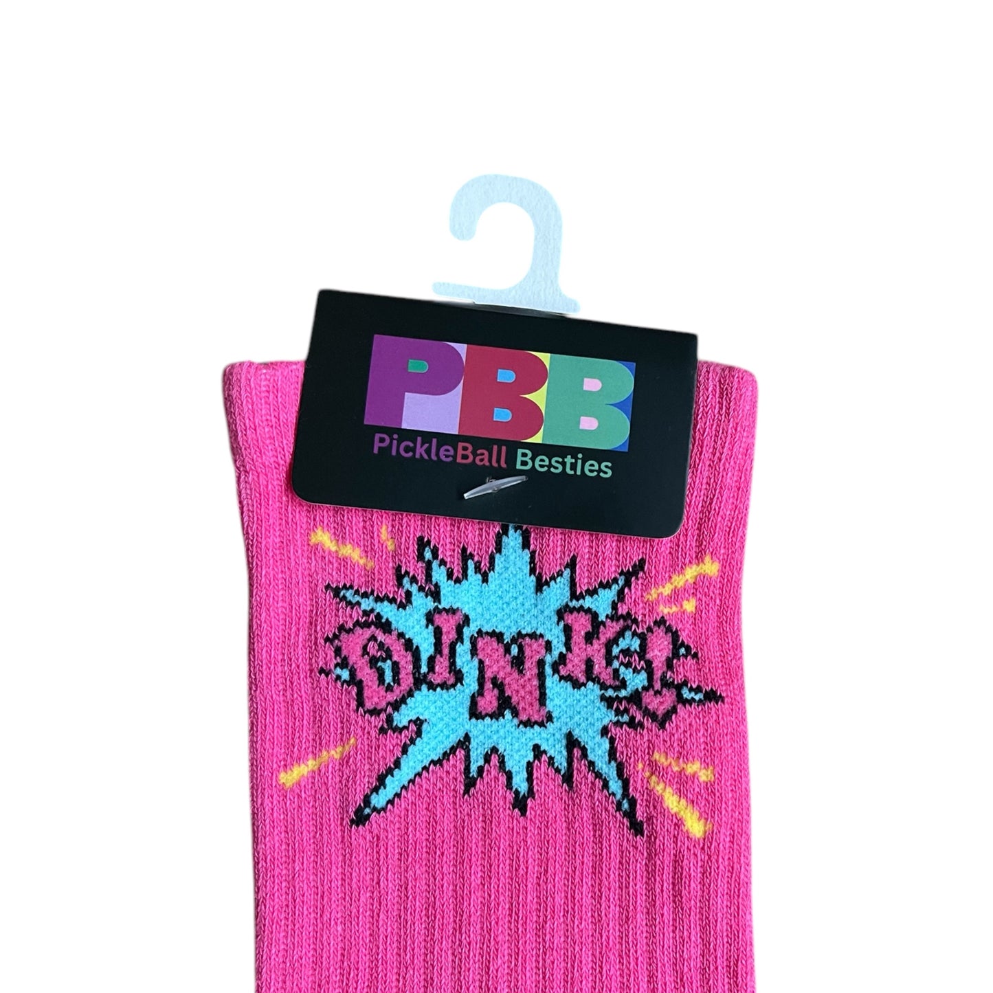 DINK! Fun Socks | Hot Pink