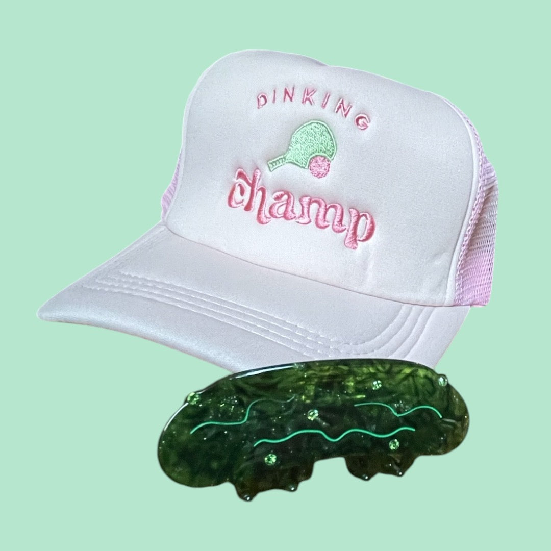 DINKING champ Trucker Hat | pink