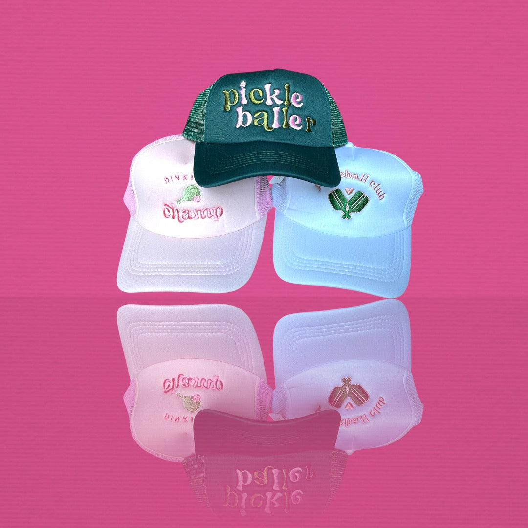 DINKING champ Trucker Hat | pink